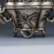 Chinese Tibetan Silver Hand - Carved Dragon Incense Burner&lid W Xuande Mark G457 Incense Burners photo 2