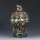 Chinese Tibetan Silver Hand - Carved Dragon Incense Burner&lid W Xuande Mark G457 Incense Burners photo 3