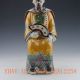 Chinese Handwork Painted Ceramics Emperor Statue Other Antique Chinese Statues photo 4