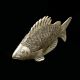Chinese Silver Copper Handwork Carved Fish&coins Statue Other Antique Chinese Statues photo 4