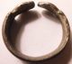 Ancient Roman Large Silver Seal Ring 4th - 3rd Century With 2 Snake Heads R Roman photo 1