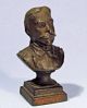 Admiral George Dewey Antique Miniature Metal Bust Spanish American War Hero Metalware photo 3