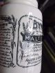 Antique Ironstone Medicine Advertising Jar Bynol England 1800s Apothecary Bottle Bottles & Jars photo 6