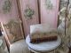 The Best Old Vintage French Stool Gorgeous Fabric Pink Roses Fringe Unknown photo 8