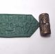 Stunning Unique Old Seal Bronze Bead Carving Medieval Rare Intaglio Near Eastern photo 6