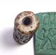 Stunning Unique Old Seal Bronze Bead Carving Medieval Rare Intaglio Near Eastern photo 7