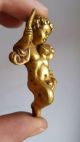 Ancient Cherub Angel Standing With Violin Gold Roman Statue Roman photo 2
