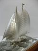 The Sailboat Of Silver985 Of Japan.  2masts.  129g/ 4.  54oz.  Takehiko ' S Work. Other Antique Sterling Silver photo 5
