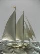The Sailboat Of Silver985 Of Japan.  2masts.  129g/ 4.  54oz.  Takehiko ' S Work. Other Antique Sterling Silver photo 6