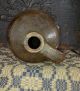 Early Antique Dark Brown Salt Glazed Beehive Stoneware Crock Jug 1 Gal Aafa Primitives photo 5