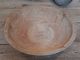 Antique Primitive Wooden Dough Bowl 9 1/4 