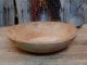 Antique Primitive Wooden Dough Bowl 9 1/4 