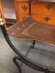 Antique Savonarola Wrought Iron And Leather Chair Circa 1930s 1900-1950 photo 4