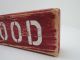 15 Inch Wood Hand Painted Seafood Sign Nautical Maritime (s648) Plaques & Signs photo 1