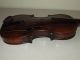 Antique 19th C.  Violin With Case & Bow,  Tiger Maple W/ Ebony Fingerboard & Pegs String photo 7