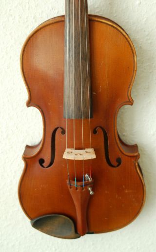 Antique Handmade German 4/4 Violin - Around 100 Years Old photo