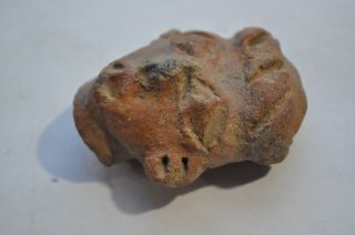 Pre - Columbian Tlatico Figural Head Fragment Circa 1500 - 1000 Bc Caa - 236 photo