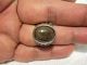 Vintage Islamic Middle Tribal Ethnic Evil Eye Banded Agate Ring خاتم اسلامي Islamic photo 1