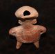 Ancient Pre - Columbian Nayarit Male Polychrome Figure Estate Item 7 1/8 ' H The Americas photo 2