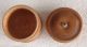 Antique Maple String Thread Box,  Ring Turned Lid,  Round Dentil Molding Edges Boxes photo 4