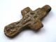 Circa.  1300 A.  D Medieval Period Ae Bronze Pilgrim Cross Pendant British photo 1