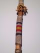 Antique Native American Ceremonial Dance Stick Wand Staff Trade Beads Stag Horn Native American photo 6