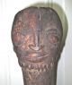 Antique African Hand Carved Wood Club/weapon On Display Stand - Africa Other African Antiques photo 8