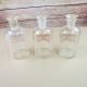 3 Antique Pyrex Science Lab Chemistry Apothecary Bottles W/ Stoppers Acid Labels Bottles & Jars photo 4