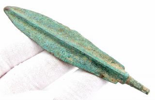 Luristan Bronze Age Arrowhead / Spearhead - Rare Ancient Artifact Lovely - D914 photo