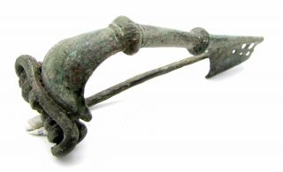Roman Trumpet Type Brooch/fibula - Ancient Historical Artifact - D907 photo