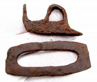 Roman Iron Fire Starters - Lovely Military Legionary Artifact - D910 photo