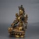 Chinese Brass Hand - Painted Tibetan Buddhist Statue - - Vajrasattva Gd6646 Buddha photo 3