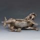 Chinese Cupronickel Hand Work Beast Kirin Statue Other Antique Chinese Statues photo 6