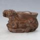 Chinese Collected Chenxiang Wood Hand - Carved Foo Dog Statue B900 Foo Dogs photo 1