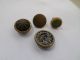 Vintage Mixed Variety Of Buttons,  Glass,  Marcasite,  Metal,  Shell & More Buttons photo 3