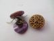 Vintage Mixed Variety Of Buttons,  Glass,  Marcasite,  Metal,  Shell & More Buttons photo 4