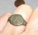 Ancient Viking Ring Bronze Etched Image 900 - 1100ad Size 7 1/5 Us Viking photo 1