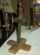 Antique Primitive 1700s – 1800s Adjustable Candle Stick Stand Vafo Primitives photo 3