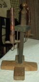 Antique Primitive 1700s – 1800s Adjustable Candle Stick Stand Vafo Primitives photo 4