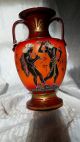 Grecian Amphora Pottery Museum Copy Quality Hand Painted Greek Vessel Urn Vase Greek photo 1
