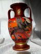 Grecian Amphora Pottery Museum Copy Quality Hand Painted Greek Vessel Urn Vase Greek photo 2