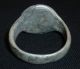 Knights Templar Ancient Artifact - Silver Ring With Crosses Circa 1100 Ad Other Antiquities photo 6