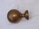 Large Reclaimed Victorian Bronze Or Brass Bed Frame Knob Finisher Finial - 86mm Other Antique Hardware photo 4