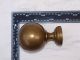 Large Reclaimed Victorian Bronze Or Brass Bed Frame Knob Finisher Finial - 86mm Other Antique Hardware photo 5
