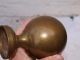 Large Reclaimed Victorian Bronze Or Brass Bed Frame Knob Finisher Finial - 86mm Other Antique Hardware photo 8