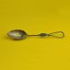 Sterling Silver Chinese Leaf Bowl Spoon With Bamboo Stem,  Cw 90 Sterling Silver (.925) photo 5