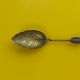 Sterling Silver Chinese Leaf Bowl Spoon With Bamboo Stem,  Cw 90 Sterling Silver (.925) photo 7