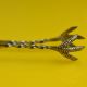 Raven Claw Sugar Or Lemon Tongs In Sterling Silver,  For The Funky Bar Tender Sterling Silver (.925) photo 1