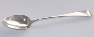Huge 1819 Sterling Silver Basting Spoon - Thomas Wallis Ii & Jonathan Hayne 92g photo