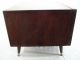 Mid Century Modern Cabinet W Drop Front Fabric Face Many Uses Record Bar Etc Mid-Century Modernism photo 5